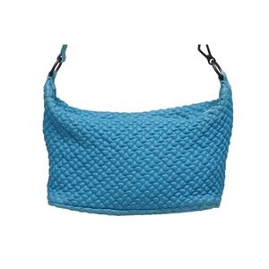 Bottega Veneta Intrecciato Shoulder One Hobo Bag Blue